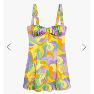 Weworewhat RUCHED CUP PRINCESS SAVED BY THE BELL DRESS